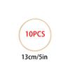 10pcs Wooden Ring Circle Round Bamboo Embroidery Hoop Frame DIY Wreath Catcher Wood Craft Wedding Decoration Home Garden Decor
