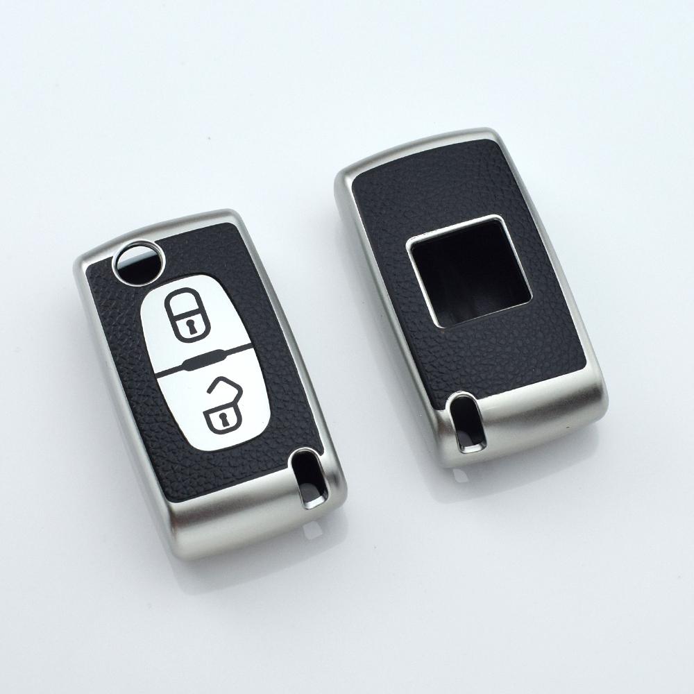Для Peugeot 308 207 307 3008 5008 Брелок для Citroen C2 C3 C4 C8 Ключи 2 кнопки TPU чехол для автомобильного ключа держатель оболочки аксессуары
