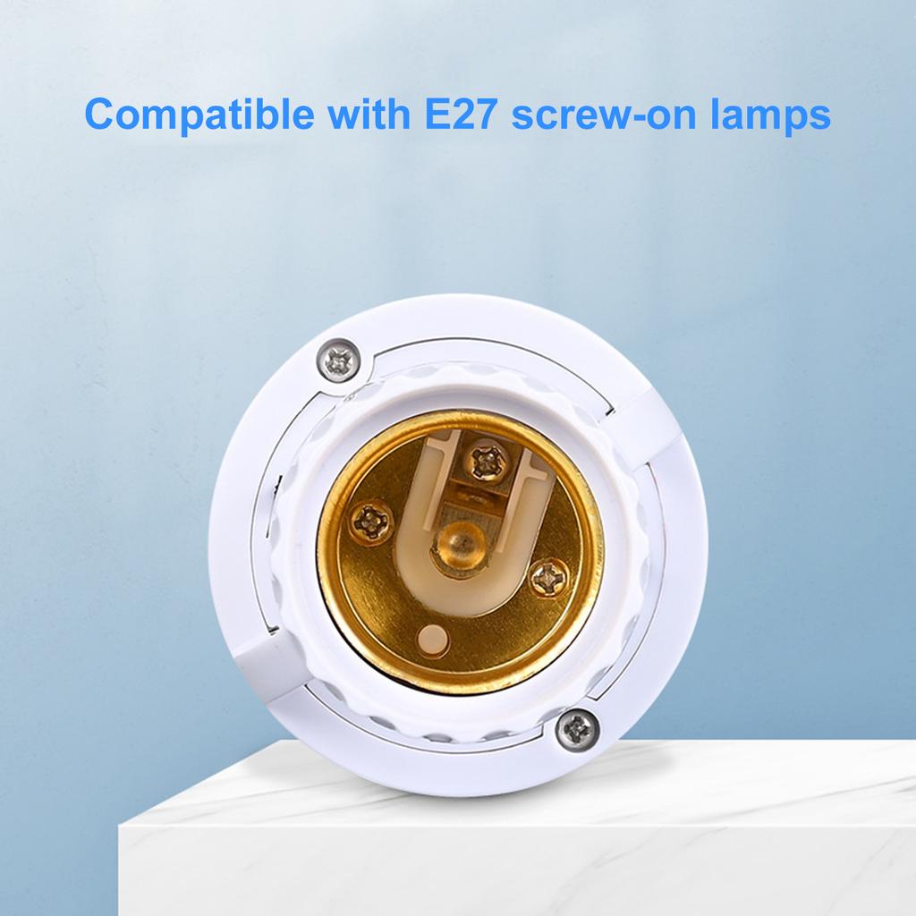 E27 Motion Sensor Lamp Holder LED Light Bulb Socket Adapter PIR E27 Lamp Base for Stair Garage