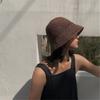 Hot Cap Vacation Sunscreen Hats Hand-woven Bucket Straw Beach Hat Fisherman Hat