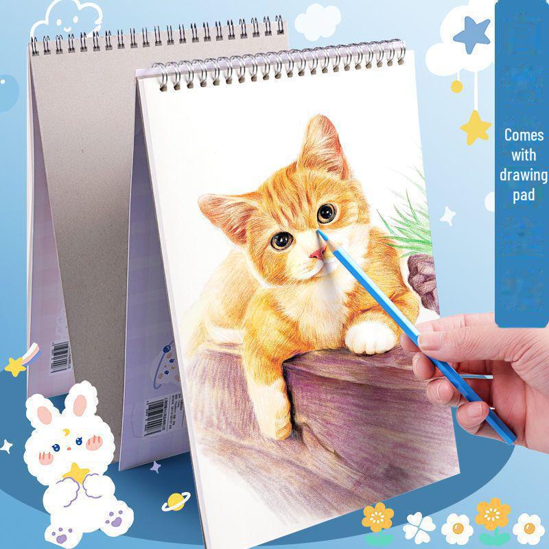 Специальная детская книга для рисования: Плотная белая бумага для маркеров