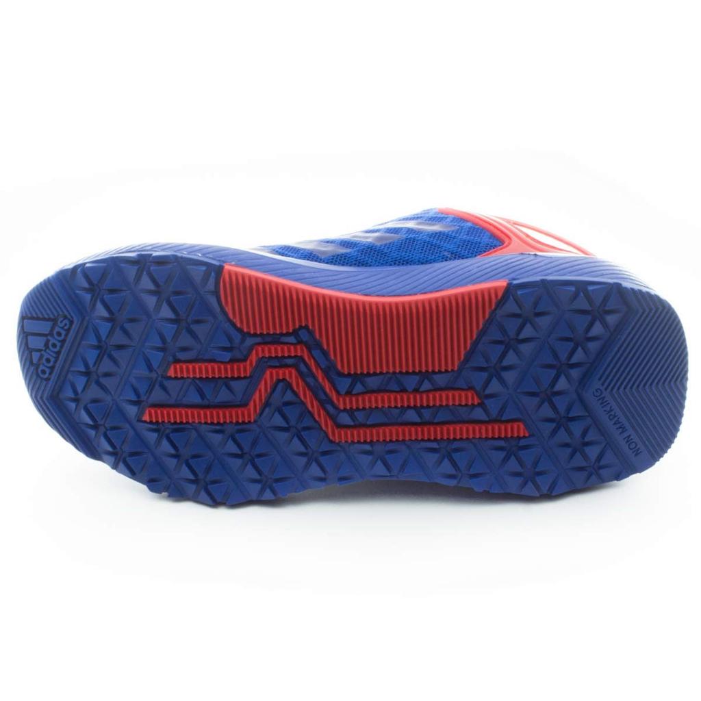 Adidas Rapidarun Slip Resistant Abrasion Resistant Low top Kids' Running Shoes Blue Children Aged 3 7 Years Old CQ0117