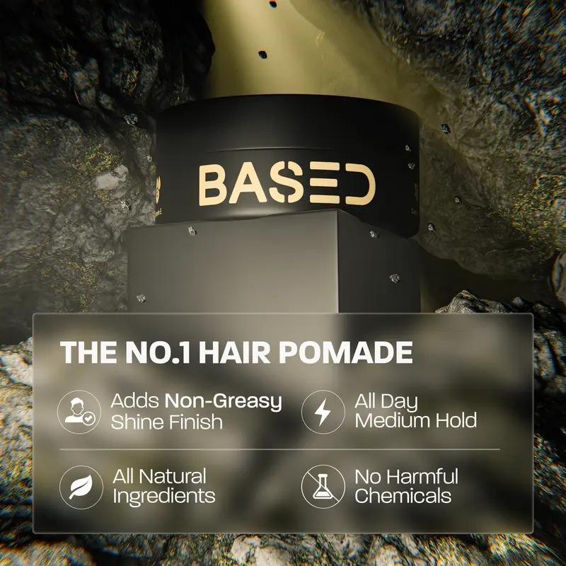 BASE Styling Clay – Strong, Long-lasting Hold with a Matte Finish. Easy To Apply and Reshape All Day. less