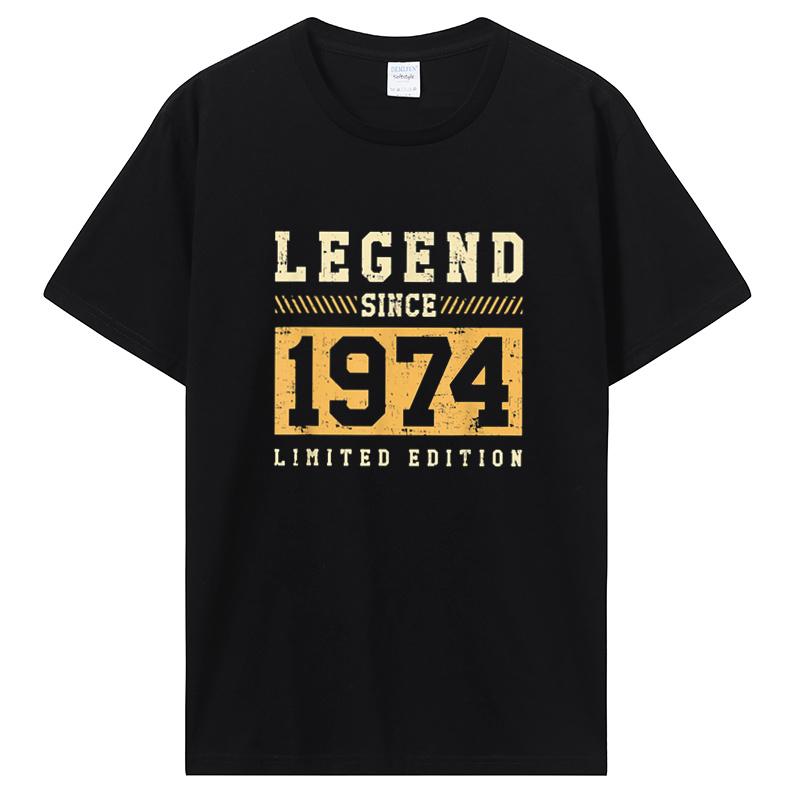 Asian Size Old Vintage 1974 Birthday Decoration Unisex WOMEN TShirt Wife Husband BDay Presents Sayings Quote Graphic T Shirt