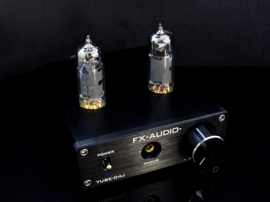 FX-AUDIO- TUBE-04J [Черный] Гибридный интегральный усилитель на вакуумных лампах (Вакуумная лампа + Цифровой усилитель IC)