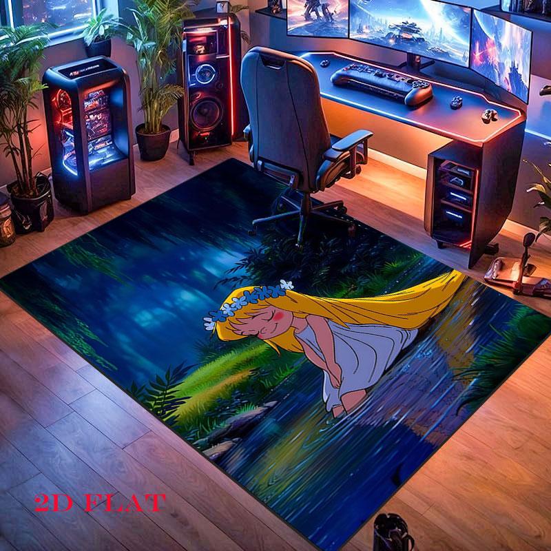 Die Maus Carpet Rug for Living Room Bedroom Home Sofa Decoration,Kids play Nonslip Floor Mat