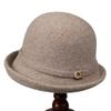 Шляпа осенне-зимняя шляпа-ведро новая шляпа-цилиндр женская теплая и холодостойкая шерстяная шляпа-клош
