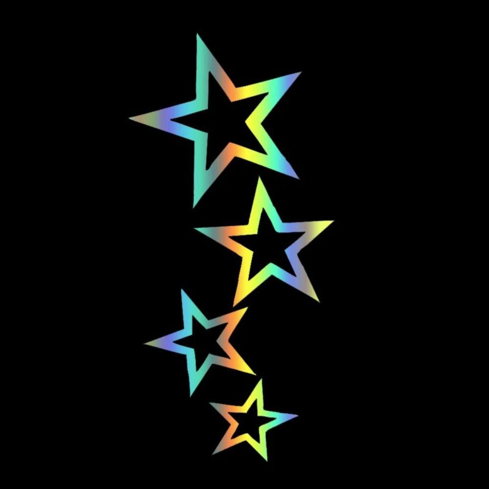 Interior Parts Car Accessories Laser Sticker Stars Car Sticker Auto Stars Sticker Car Vinyl Decal