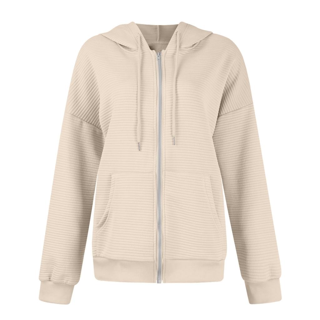 Толстовка на молнии, женские толстовки с длинными рукавами, осенние наряды, большие толстовки с капюшоном, повседневные модные куртки