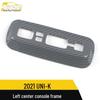 UNI-K Center Console Decor Frame - Electroplated Cup Holder & Gear Lever Glitter Stickers for 21 Models