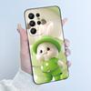 Чехол для Oukitel C1 Чехол для Oukitel C1 Pro Роскошный Милый Кролик с Сердечками Смешной Рисунок Черный ТПУ Мягкий Силикон Защитный Чехол для Телефона
