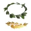 Set of 2pcs Leaf Roman Greek Goddess Laurel Wreath Headpiece Fancy Dress Party Headband Photo Props