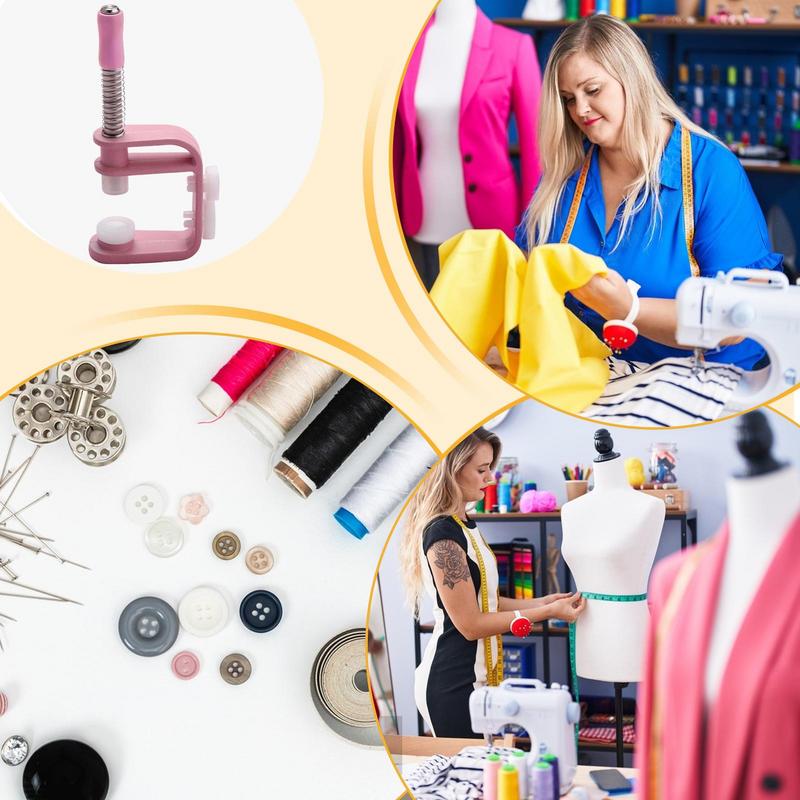 Инструмент для установки кнопок Эргономичный инструмент для ручной установки кнопок-защелок Инструменты для крепления кнопок для портных, дизайнеров, мастеров на все руки