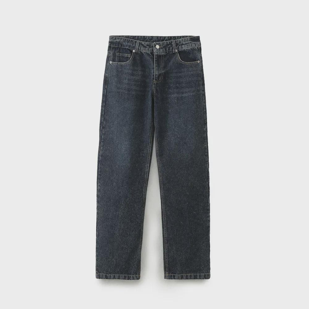 Женская модная джинсовая куртка и прямые брюки с высокой талией 8197003 8197002