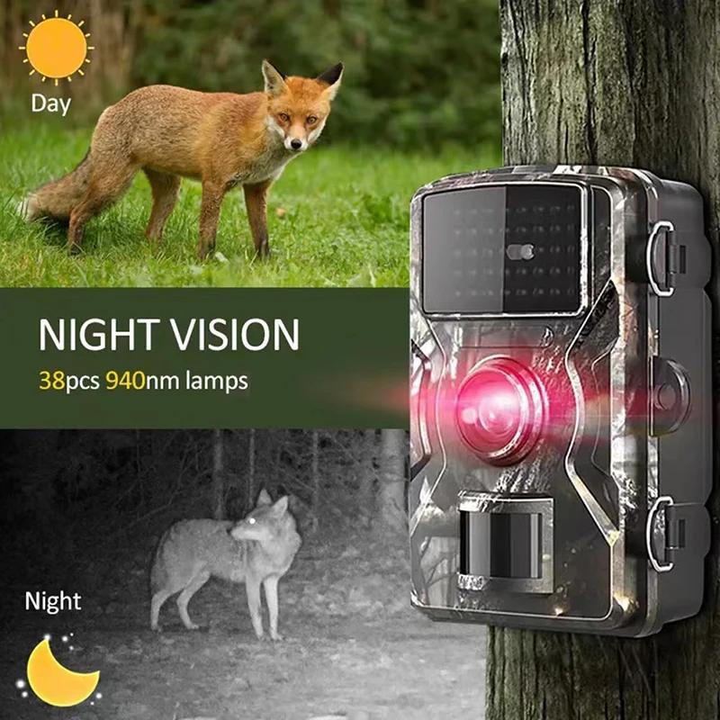 1080P Car Theft Prevention Camera Outdoor Camera 16MP Field Detection Camera Hunts Night-Visions Camera IP66 Waterproof