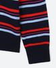 MOONSUN Mj S2 02 M.C Unisex, Stripe Wool Collar Knit / Lolli-Pop