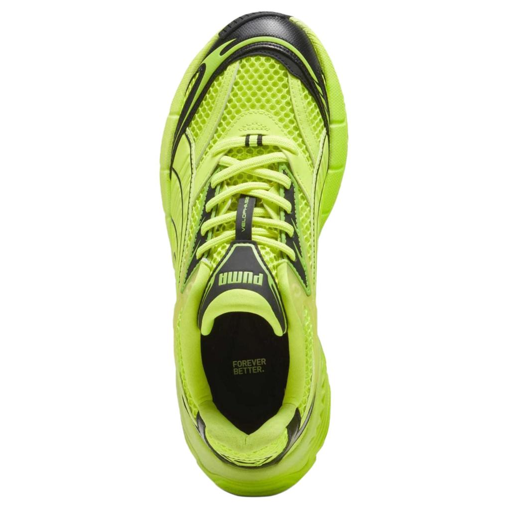 Puma Velophasis Electric Lime Unisex Sneakers Green Black 396479-05