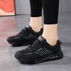 Fashion Women Running Shoes for Gym Waterproof Black Sneakers Sports Chunky Platform Fashion Autumn Non-slip Casual Ladies Fitness Walki