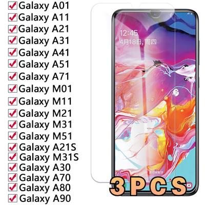 Закаленное стекло 9H для Samsung Galaxy A01 A11 A21 A31 A41 A51 A71 M01 M11 M21 M31 M51 A21S M31S A70 Защитная пленка для экрана