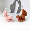 3D Animal Bear Squirrel Silicone Candle Molds DIY Cat Frog Soap Resin Crafts Plaster Making Mould Home Decor Gift