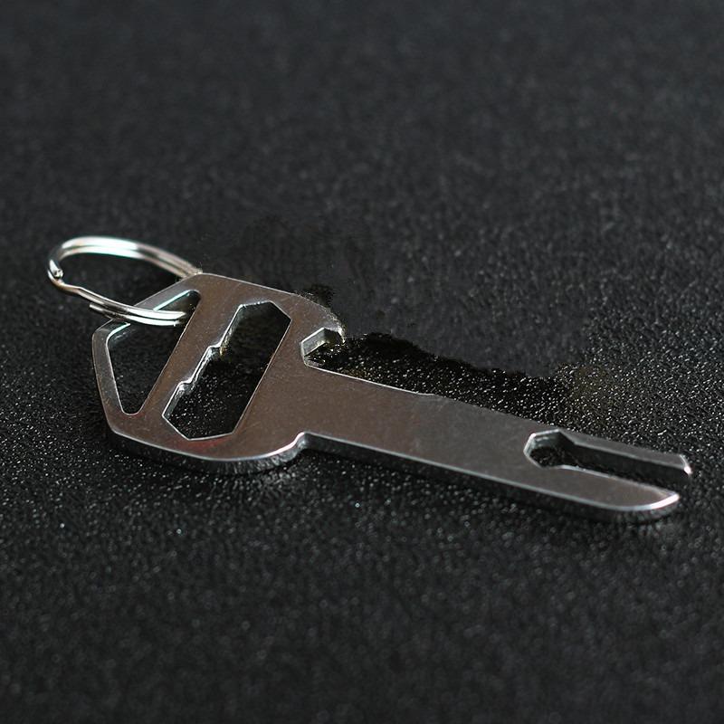 EDC снаряжение Нержавеющая сталь Мультитул Портативный Брелок Гаечный ключ Открывалка для бутылок Туризм Мультиинструменты