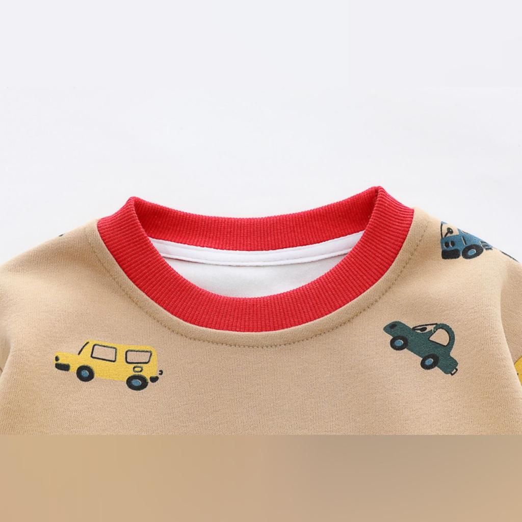 Детский повседневный комплект с длинным рукавом, удобные наряды для повседневной носки