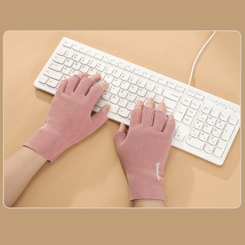 Немецкие бархатные сенсорные перчатки для верховой езды, перчатки с половиной пальцев, перчатки с полупальцами, короткие варежки, теплые перчатки