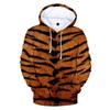 Забавные толстовки с капюшоном из шкуры тигра с леопардовым узором и 3D принтом, толстовки для мужчин и женщин, негабаритная толстовка с капюшоном, модные детские кофты, одежда