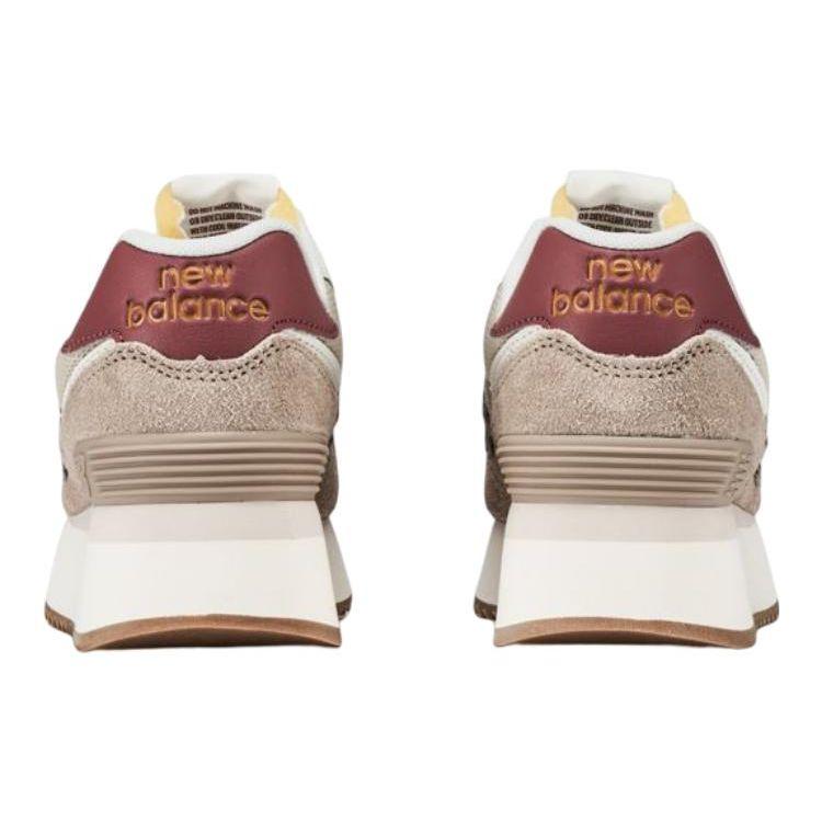 New Balance 574+ Женские кроссовки Driftwood Коричнево-бордовые с морской солью WL574ZKA