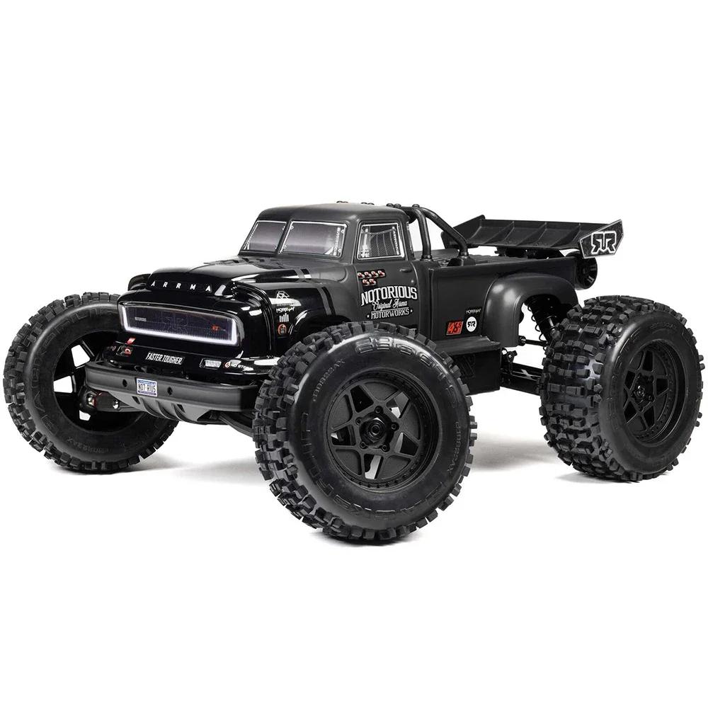 AAXS1 ARRMA ARA8611V6 NOTORIOUS V6 6S 4X4 BLX Brushless 1/8 RC Electric Remote Control Model Car Monster Truck Adult Children's Toys
