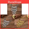 Bohemian Layered Zinc Alloy Leaf Pendant Necklace With Tassels For Vintage Style Jewelry