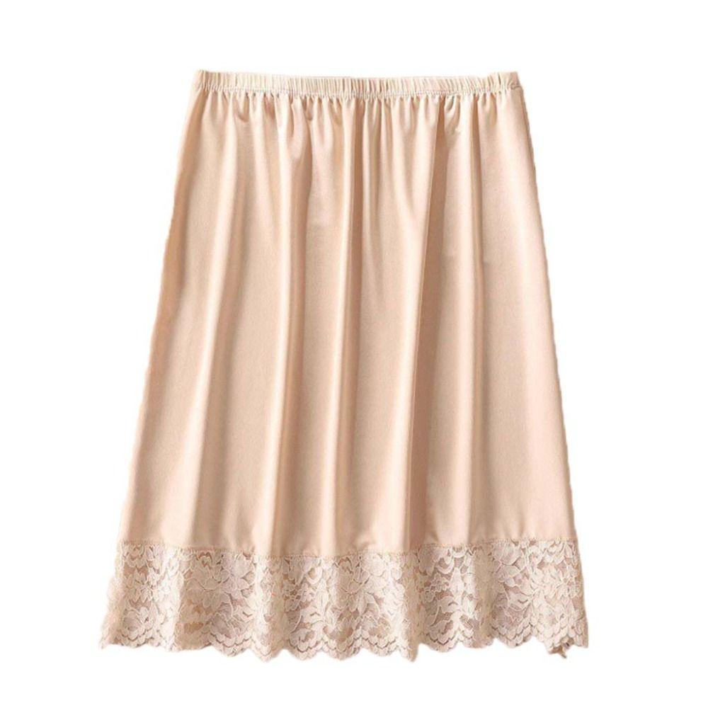 Кружевное Цветочное Женское Платье Нижняя Юбка Комбинация Нижнее Белье Половина Комбинации Платье Женское