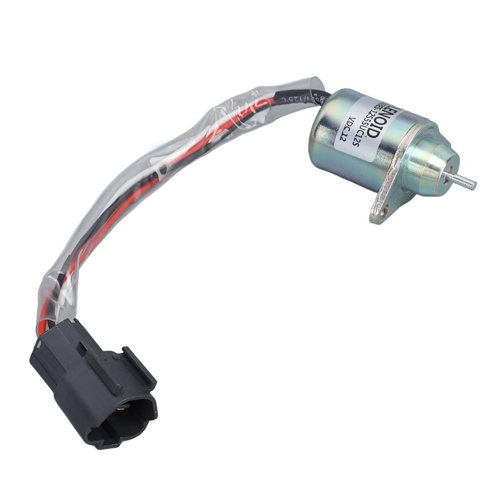Fuel Shut Off Solenoid 1503ES 12S5SUC12S High Temperature Resistant Fuel Shutdown Solenoid for R55‑5 R60‑5