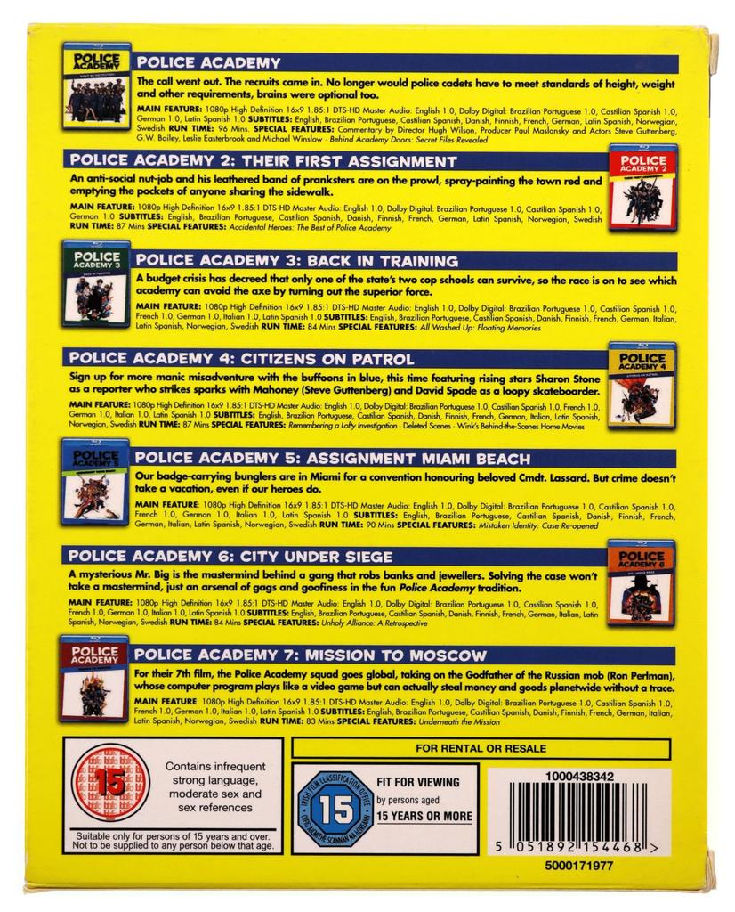 Police Academy Complete Collection 1-7-The [Blu-ray]