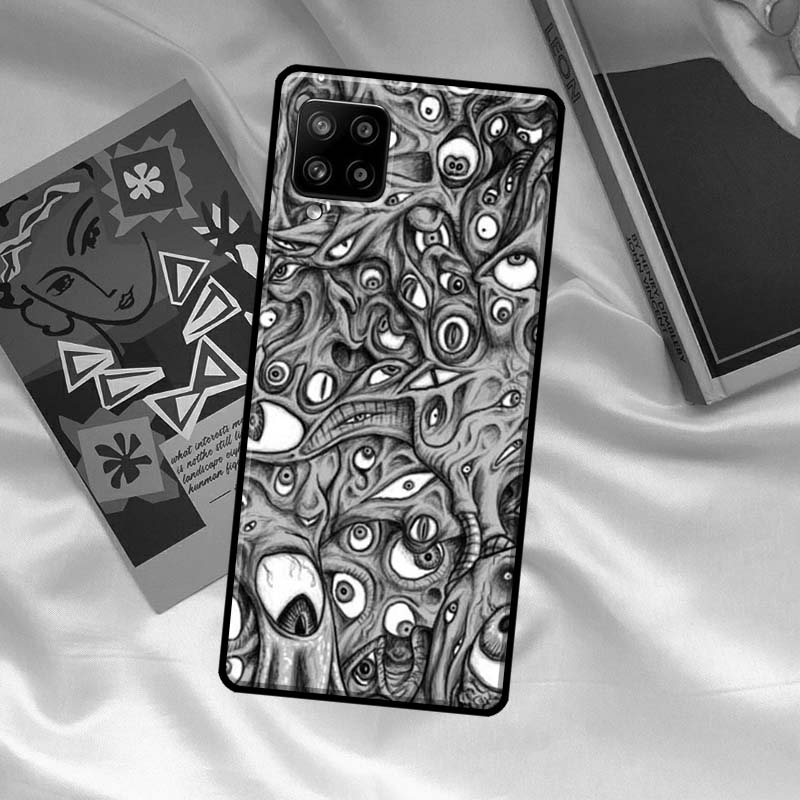 Чехол 'Страшное Лицо Глаза' для Samsung Galaxy A54 A06 A05 A16 A26 A36 A56 A53 A32 A52 A33 A13 A55 A35 A15 A14 A34