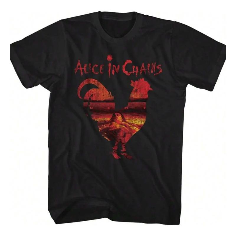 Camiseta Alice In Chains Black Dirt Album Rooster Para Hombr