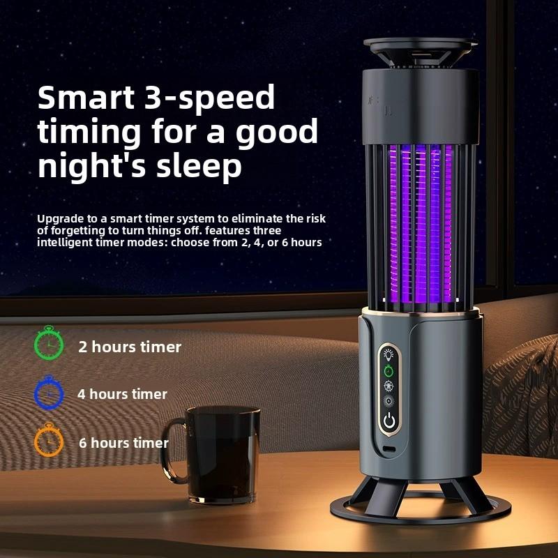 Lámpara antimosquitos LED USB repelente de insectos eléctrico mata mosquitos portátil