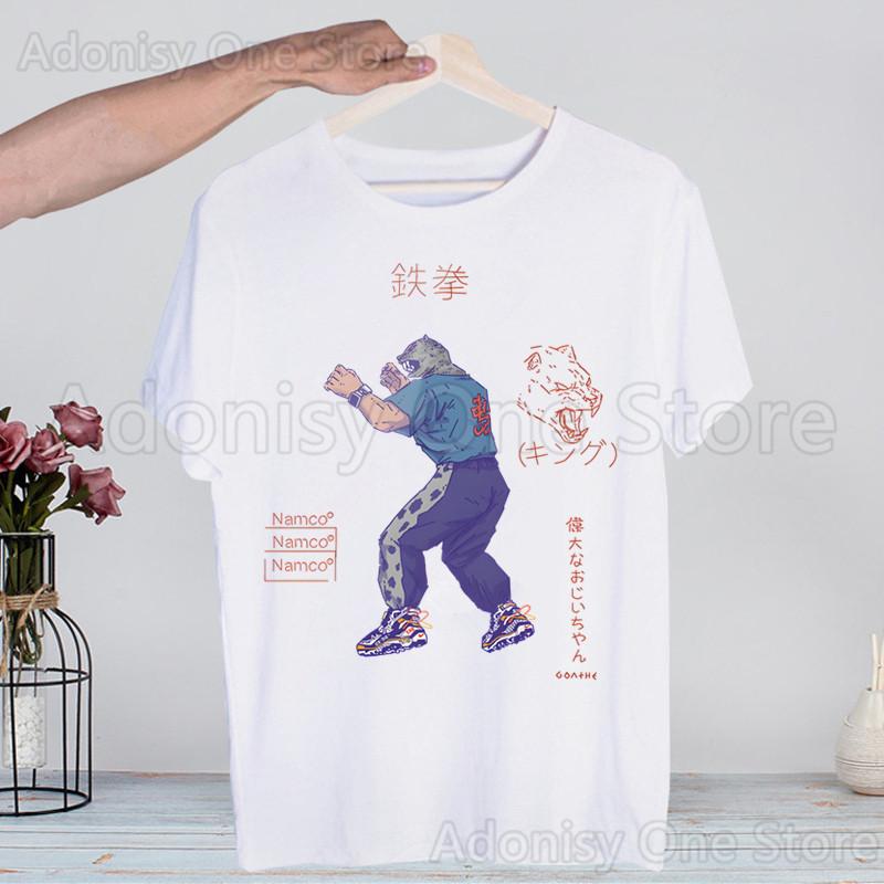 King Tekken Funny T Shirt  Unisex New Casual Short Sleeve Tshirt Homme Unisexga Unisex T-shirt Tees Shirt