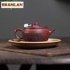 160ml Yixing Purple Clay Teapots Handmade Large Caliber Pot Raw Ore Dragon's Blood Sand Tea Making Kettle With Infuser Zisha Tea
