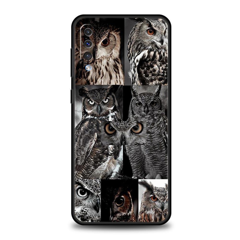 Мультяшные Подарки Милый Чехол-Сова Для Samsung A56 A36 A26 A16 A14 A12 A22 A32 5G A34 A42 A52 A54 A50 A70 A72 A40 A20E A04S A06 Чехол