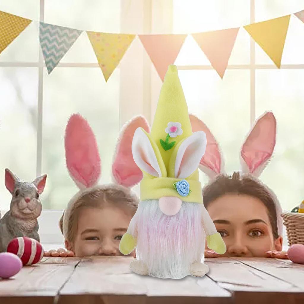 Пасхальный Весенний Кролик Кукла Гоблин Гном Ткань Безликая Кукла Орнамент