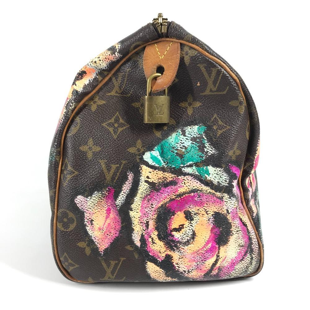 Louis Vuitton M48610 Сумка Speedy30 Monogram Rose MonogramCanvas Коричневый/розовый