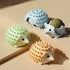 Catnip Hedgehog Multi Functional Wall Sticker Hedgehog Catnip Toys Promote Cat Snack Digestion Smart Cat Toys Wall Suction Cup L