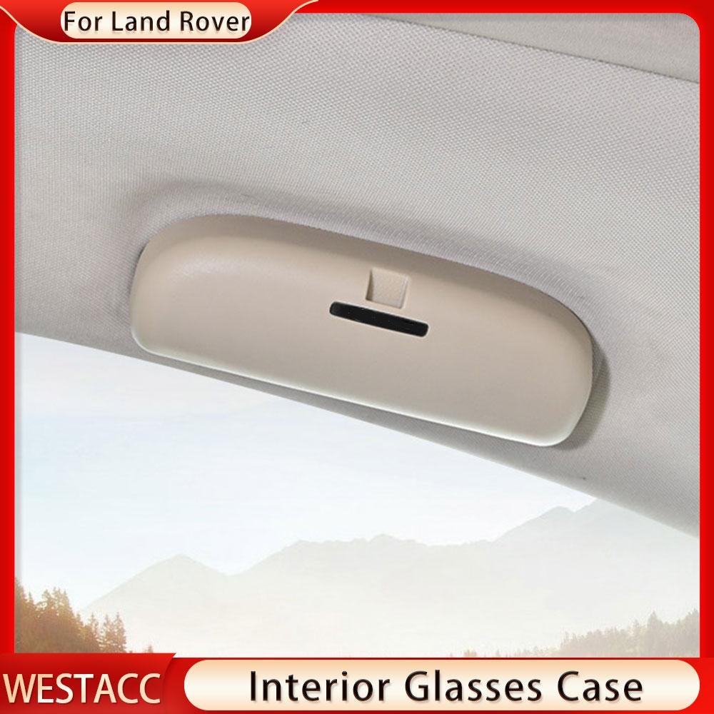 Автомобильный держатель для солнцезащитных очков из АБС-пластика, чехол для очков, зажим для Land Rover Freelander Discovery 3/4/5 Evoque, коробка для хранения очков