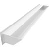 Крышка вентиляционная LUFT 9x80 белая Slim