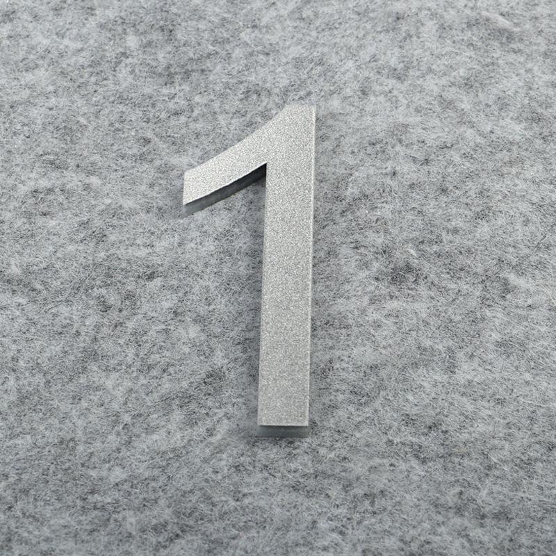 Матовая бронза золото 3D акриловые буквы номер дома настенные наклейки