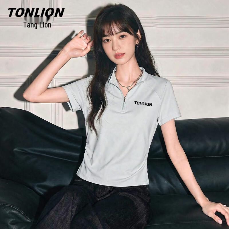 Женская спортивная футболка TonLion с защитой от солнца, антибактериальная, быстросохнущая