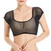 Women's Underarm Sweat Vest Transparent Armpit Sweat Proof Shirts Wrap Style Quick-drying Sweat-absorbing Vest for Women Girls Ladies