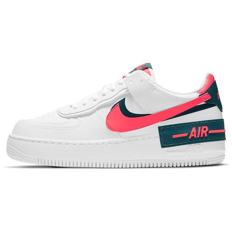 Nike Air Force 1 Shadow 'White Solar Red' Женские DB3902-100