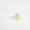 Peridot Gemstone 925 Sterling Silver Jewelry Designer Ring For Anniversary Gift CZR-4-3